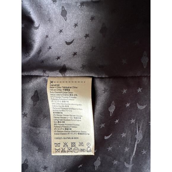 Maison Scotch Gold Metallic Tuxedo Blazer Size 1 - Picture 4 of 8